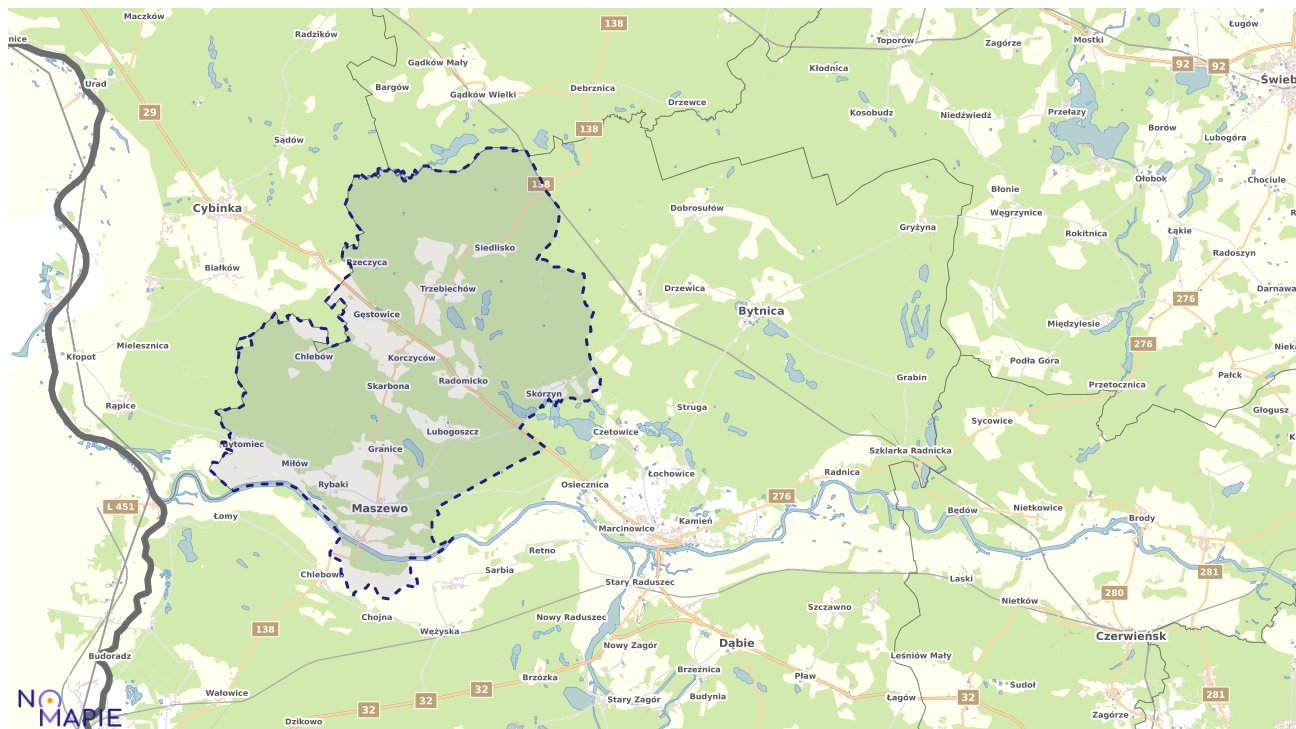 Mapa Geoportal Maszewo